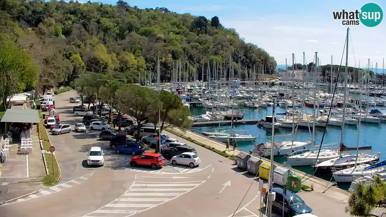 Webcam Sistiana – Blick auf Marina und Bucht