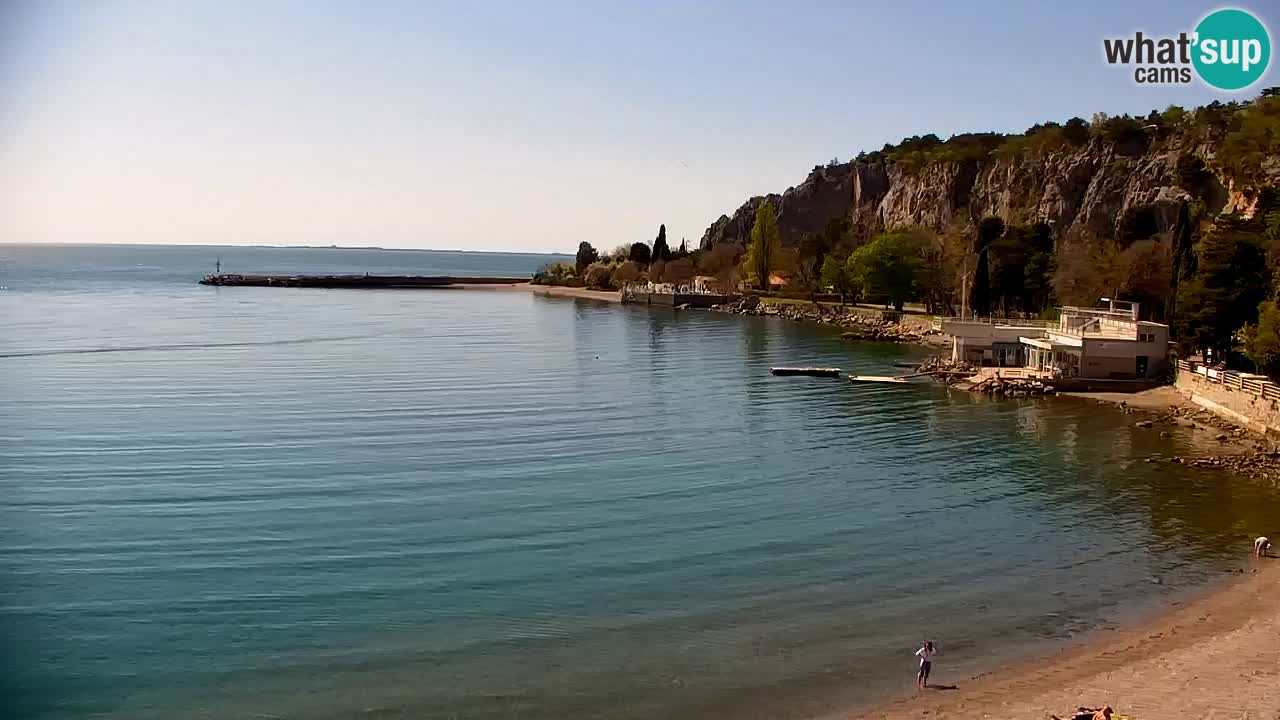 Webcam Sistiana – Vue sur la marina et la baie