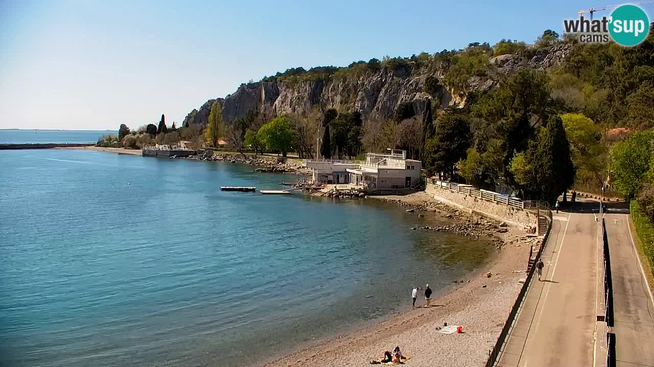 Webcam Sistiana – Vista sulla marina e sulla baia