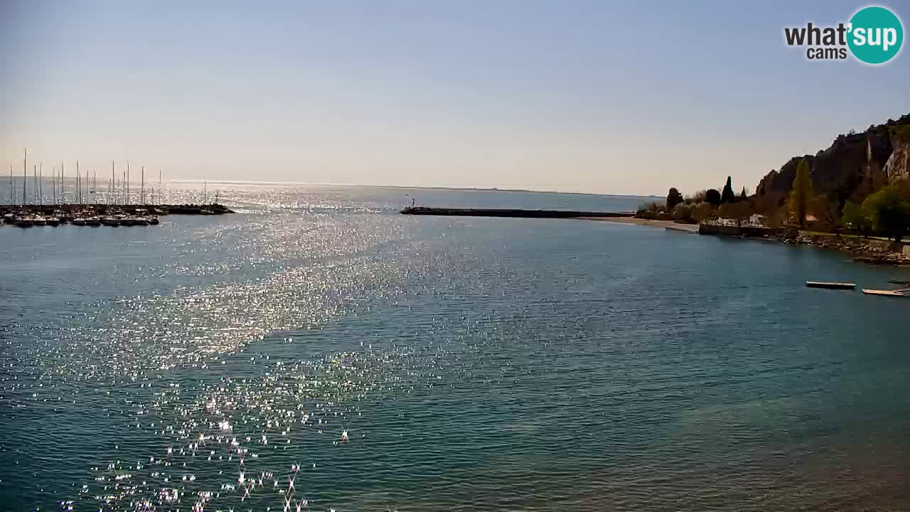 Webcam Sistiana – Vue sur la marina et la baie