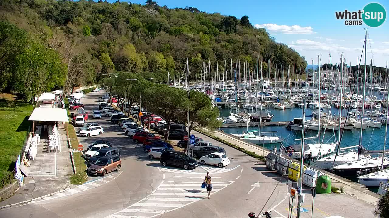 Webcam Sistiana – Blick auf Marina und Bucht