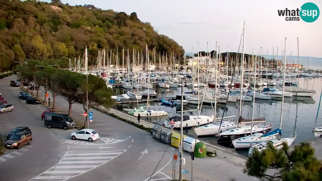 Webcam Sistiana – Blick auf Marina und Bucht