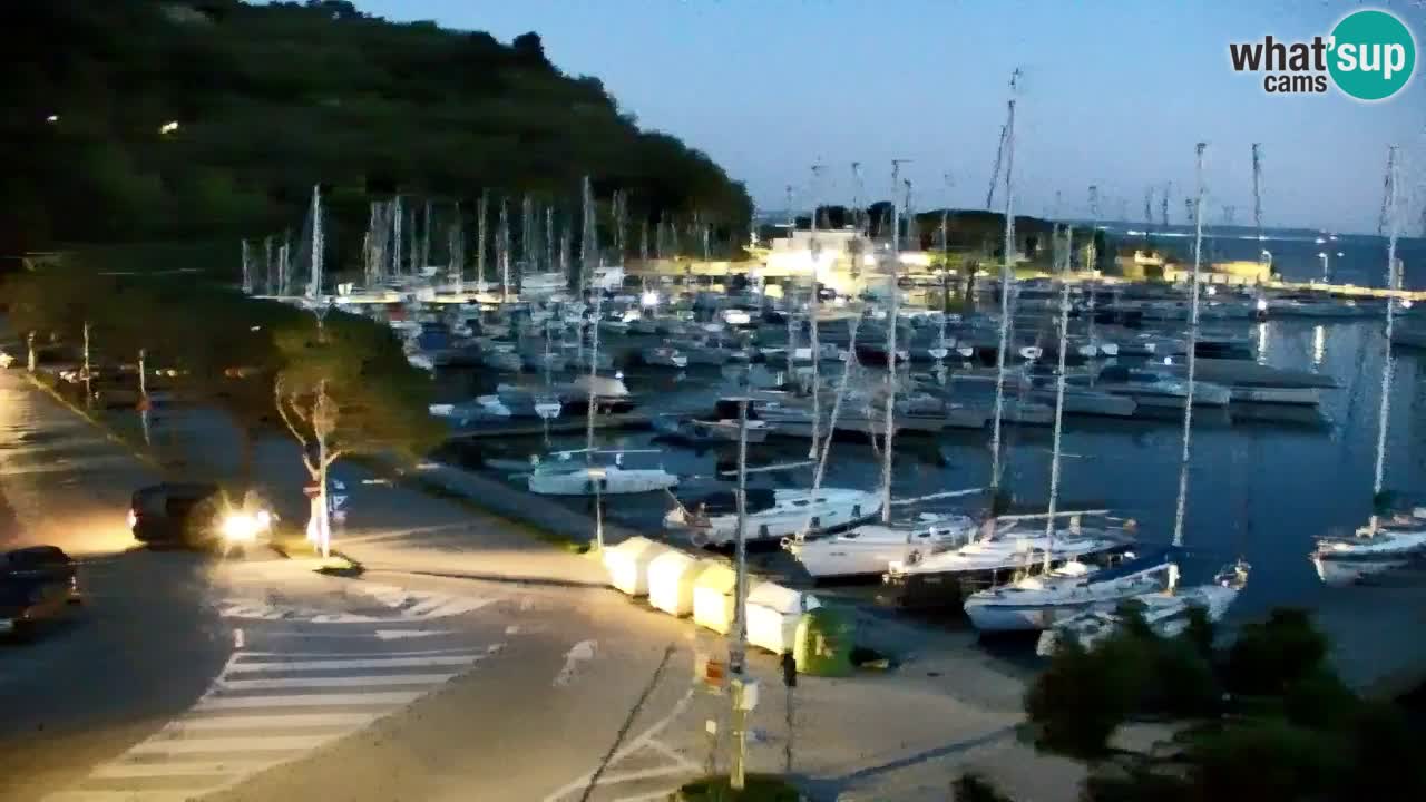 Webcam Sistiana – Vista sobre la marina y la bahía