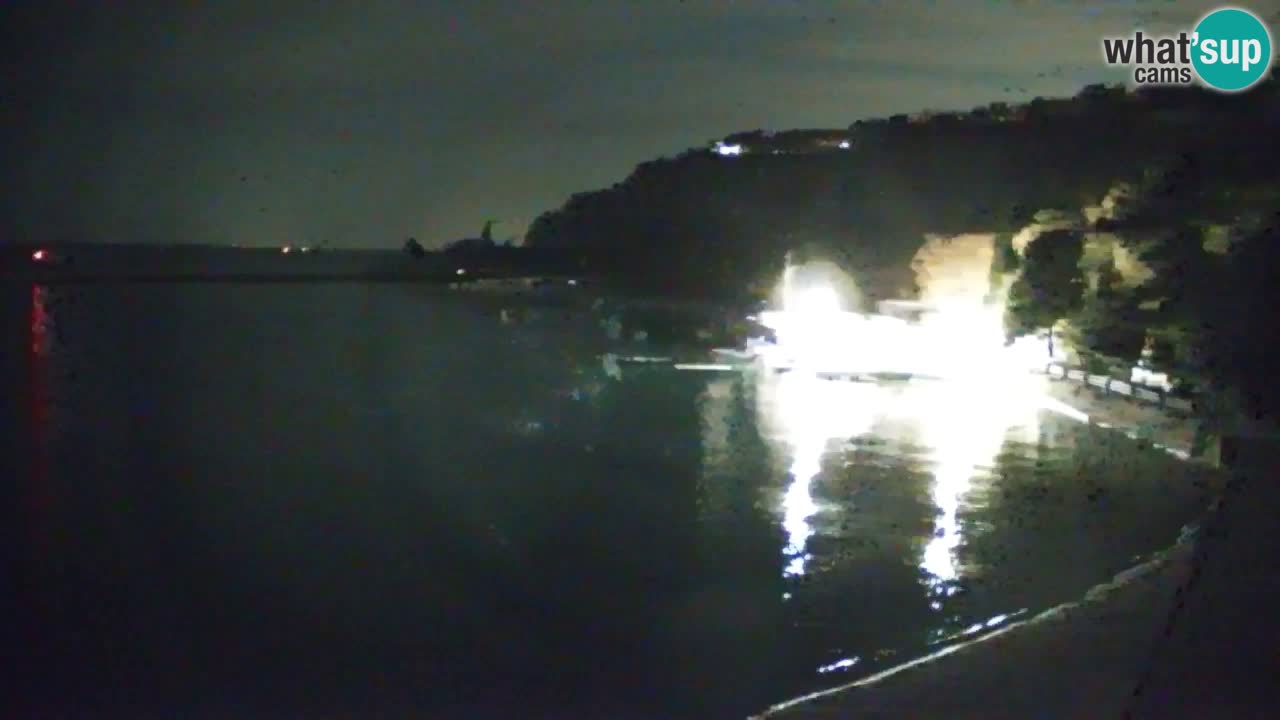 Webcam Sistiana – Vista sobre la marina y la bahía