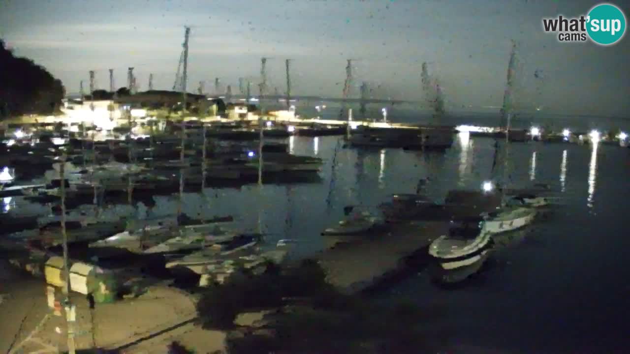 Webcam Sistiana – Vue sur la marina et la baie