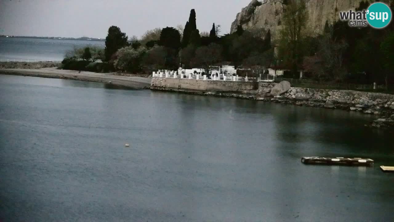 Webcam Sistiana – Vista sobre la marina y la bahía