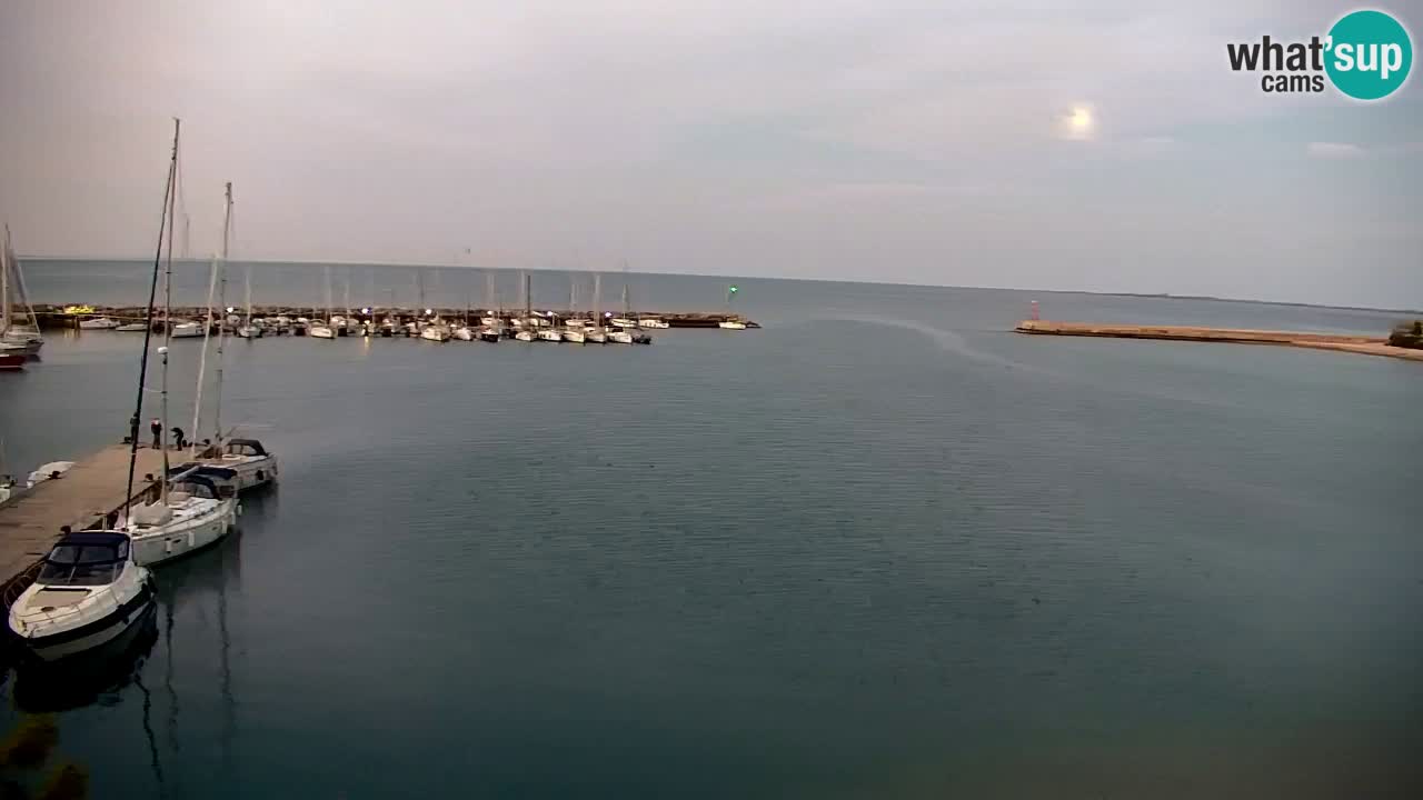 Webcam Sistiana – Vue sur la marina et la baie
