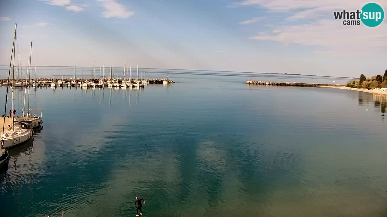 Webcam Sistiana – Vista sobre la marina y la bahía