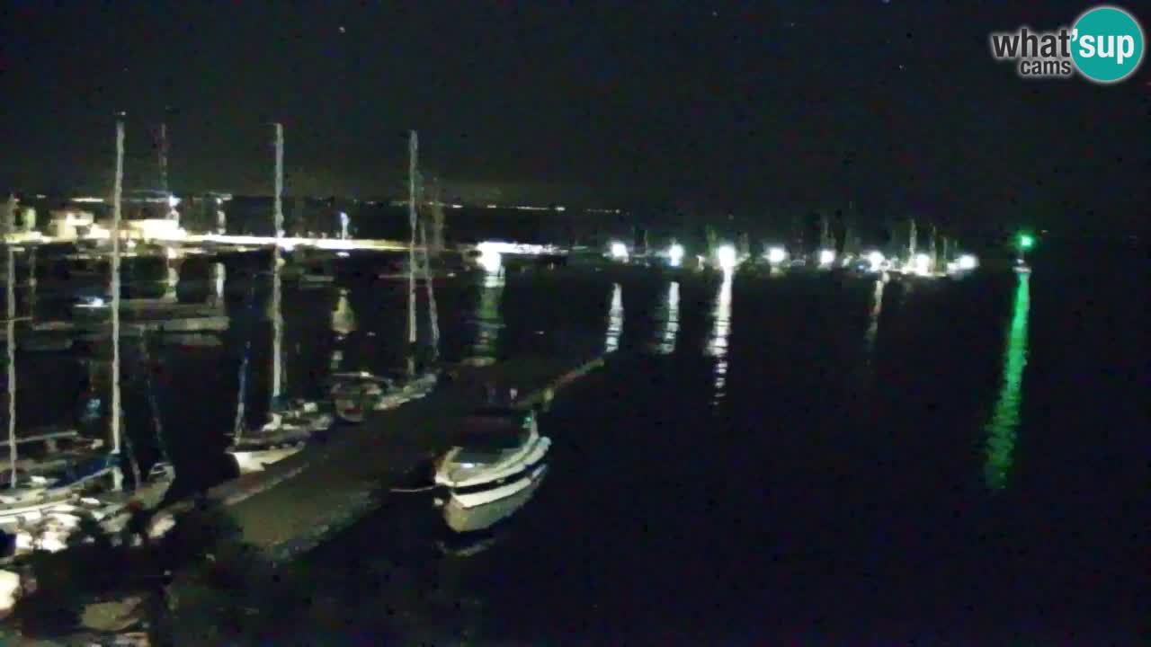 Spletna kamera Sesljan (Sistiana) – Pogled na marino in zaliv