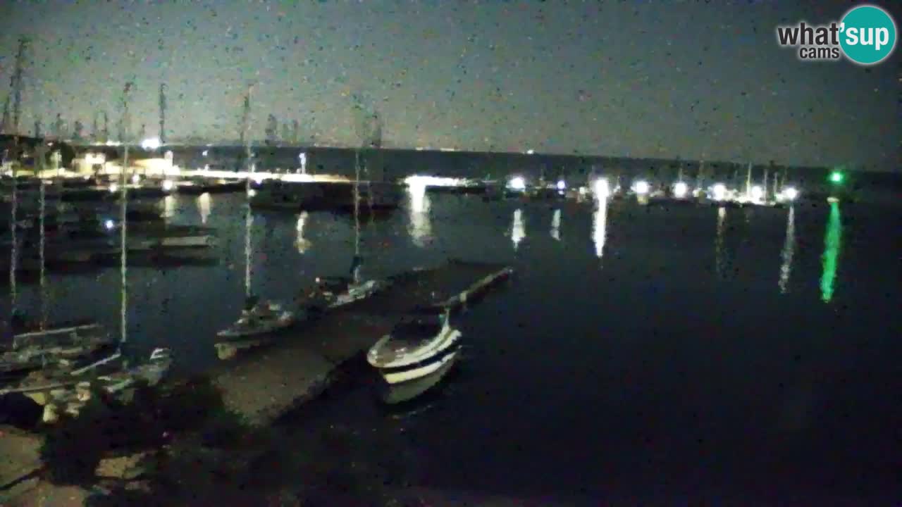 Spletna kamera Sesljan (Sistiana) – Pogled na marino in zaliv