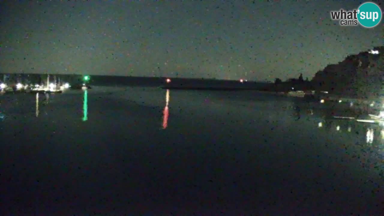 Webcam Sistiana – Vista sobre la marina y la bahía