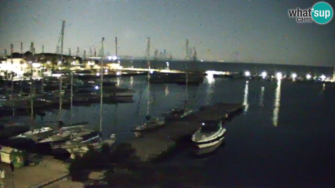 Webcam Sistiana – Vista sobre la marina y la bahía