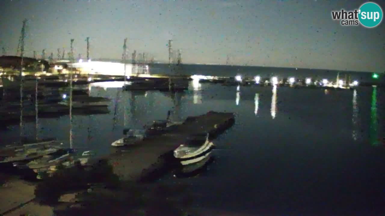 Webcam Sistiana – Vue sur la marina et la baie