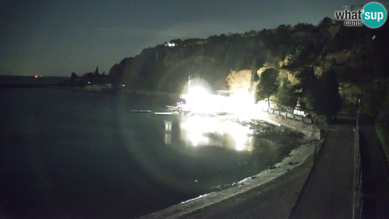 Webcam Sistiana – Pogled na marinu i zaljev