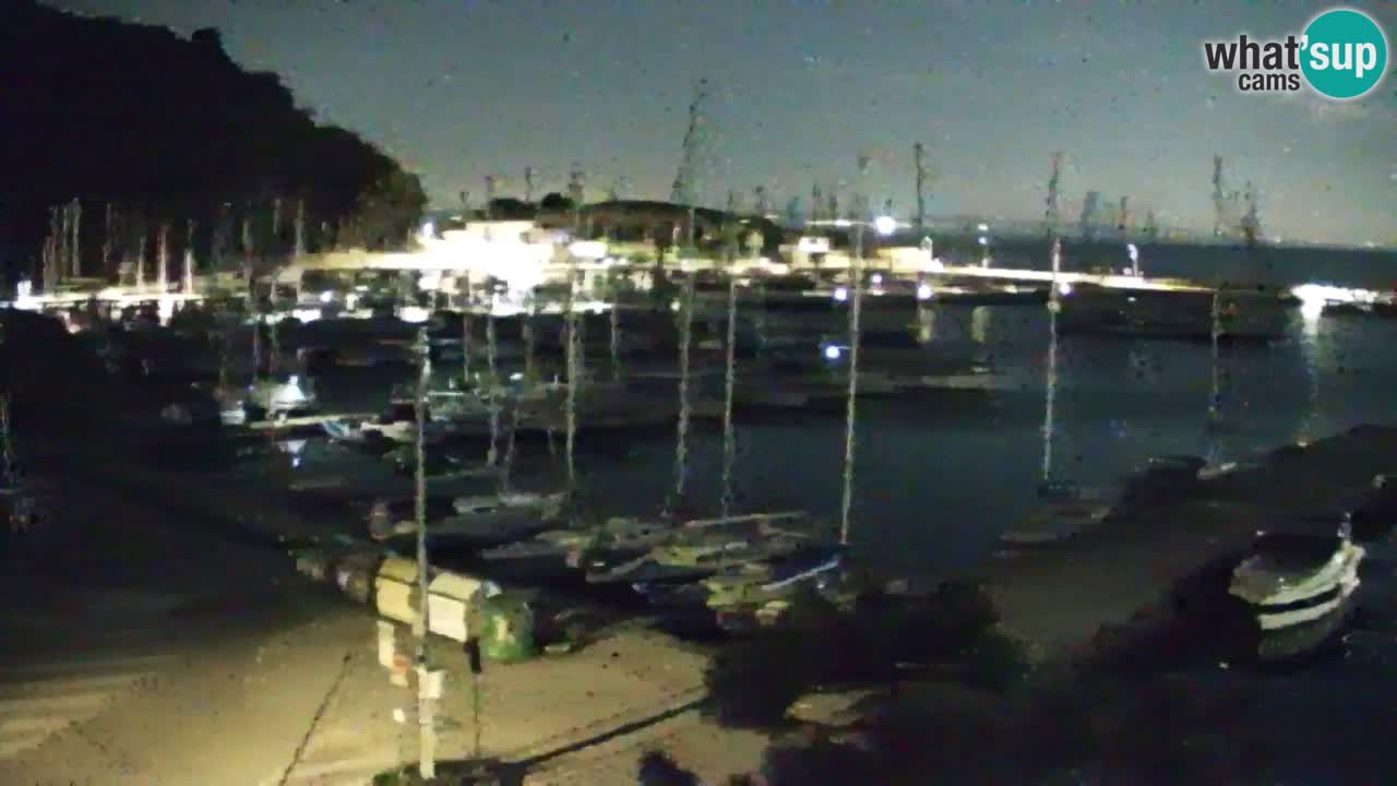Webcam Sistiana – Vue sur la marina et la baie
