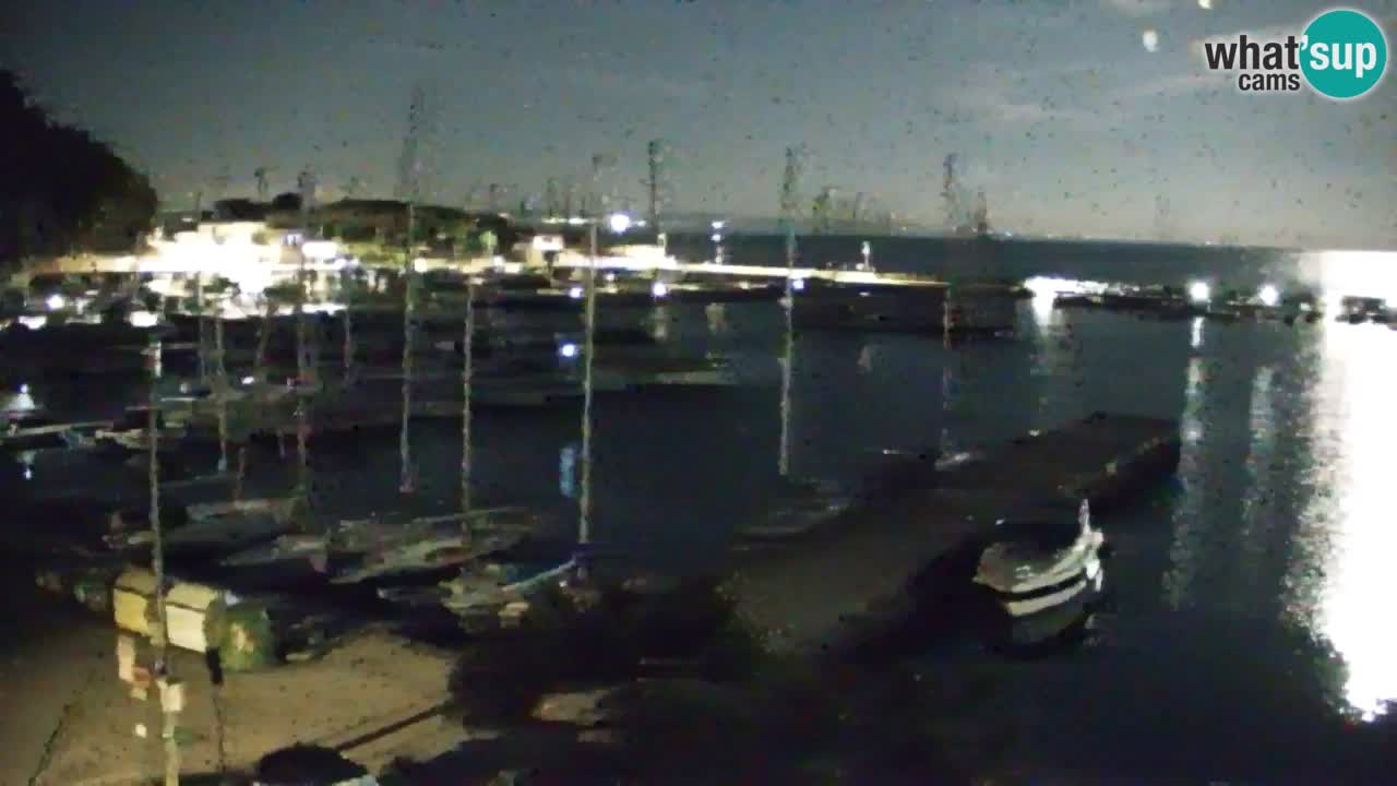 Webcam Sistiana – Pogled na marinu i zaljev