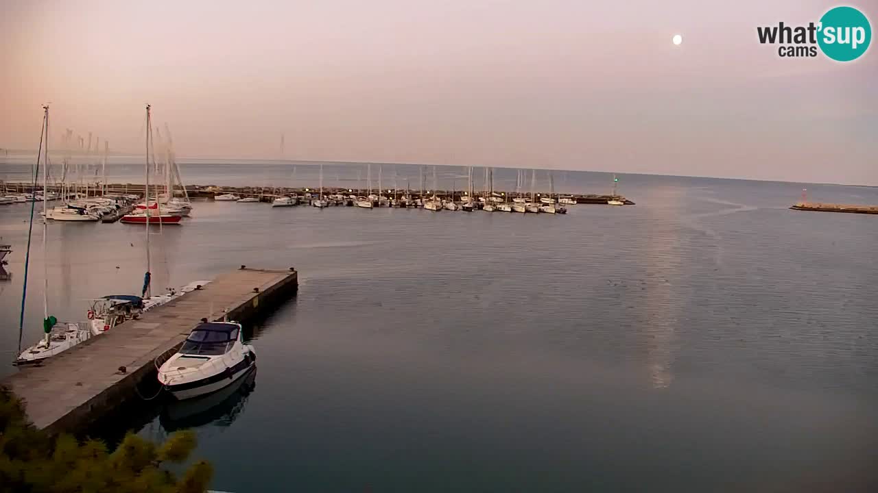 Webcam Sistiana – Vue sur la marina et la baie