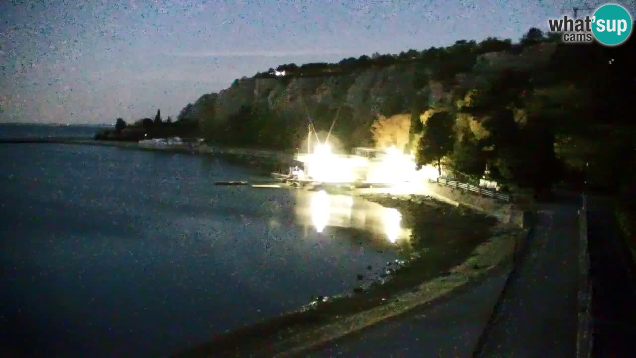 Webcam Sistiana – Vista sulla marina e sulla baia