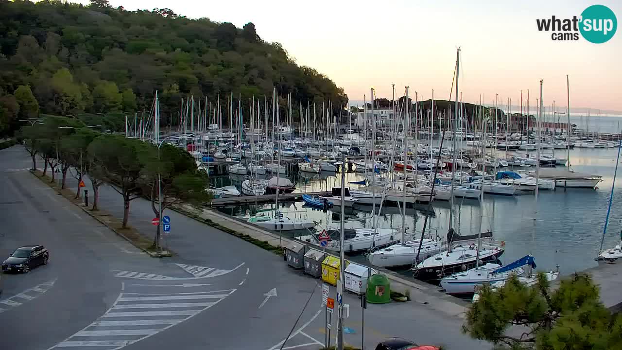Webcam Sistiana – Vista sobre la marina y la bahía