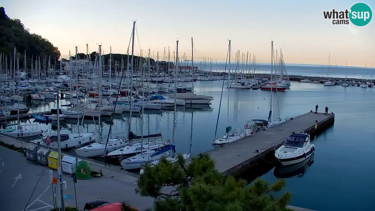 Webcam Sistiana – Blick auf Marina und Bucht