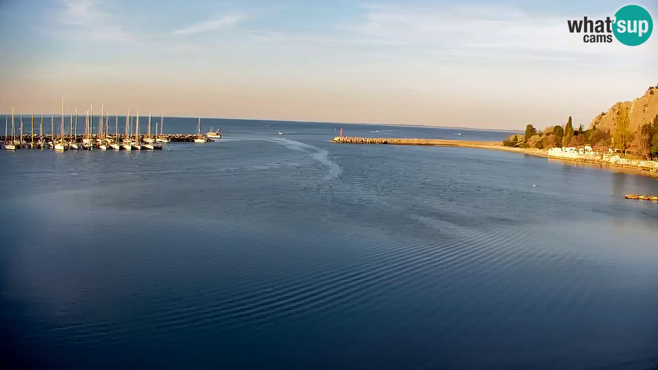 Webcam Sistiana – Vista sulla marina e sulla baia