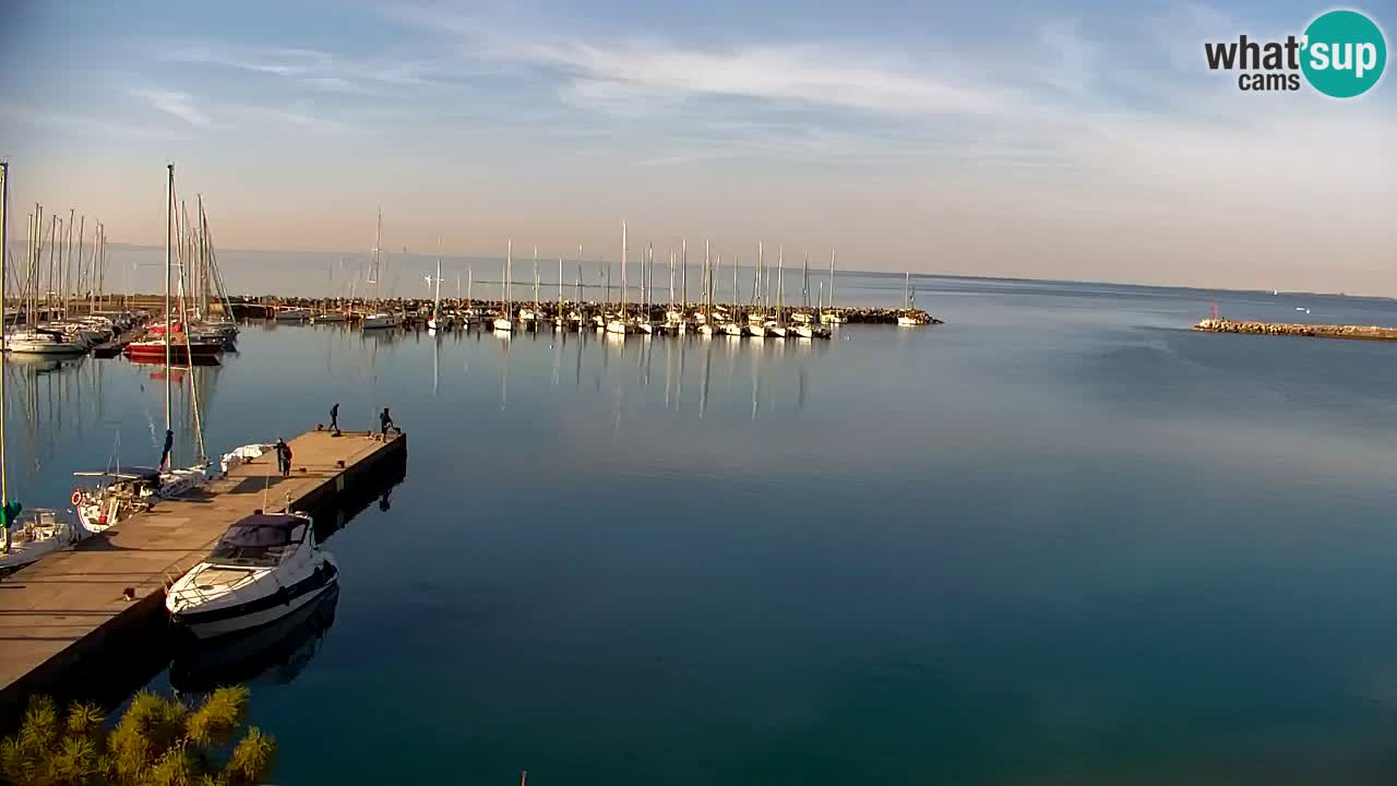 Webcam Sistiana – Vue sur la marina et la baie