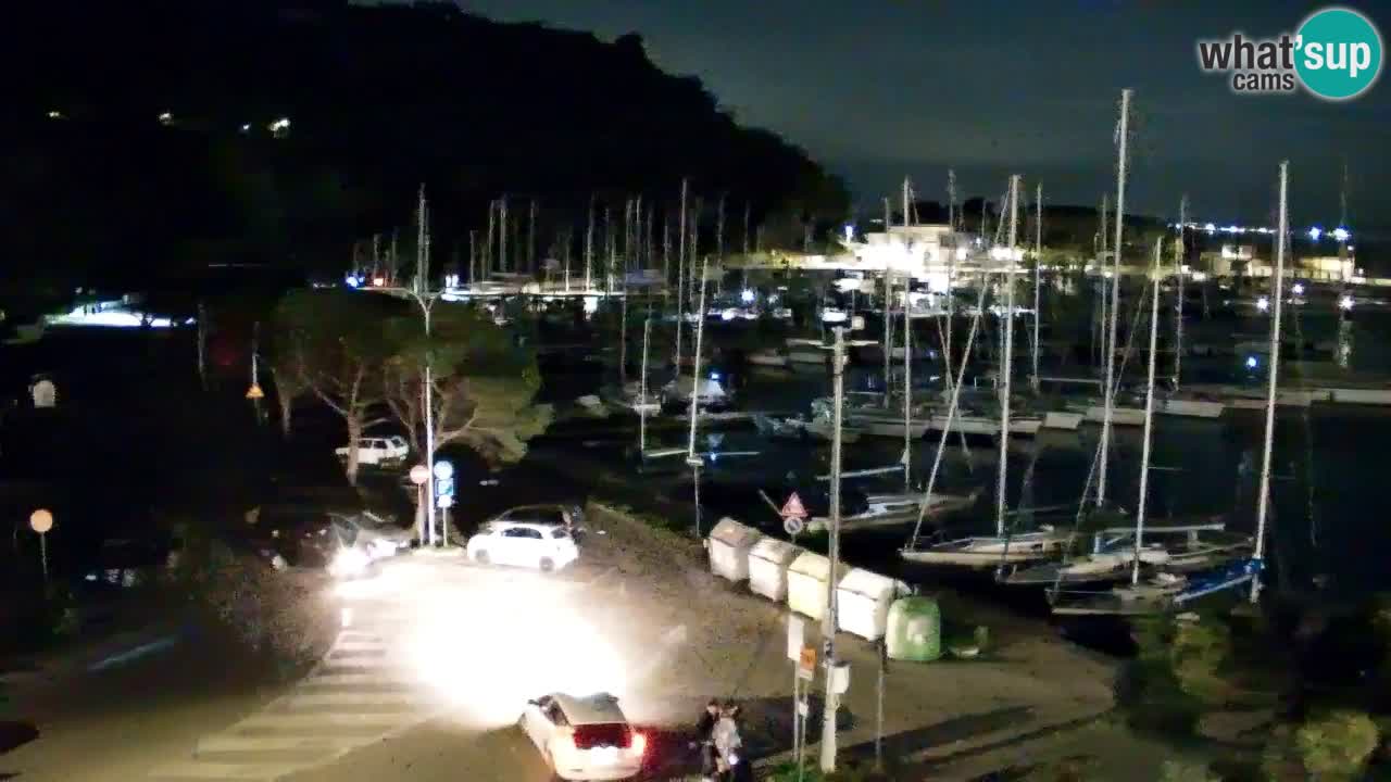 Webcam Sistiana – Pogled na marinu i zaljev