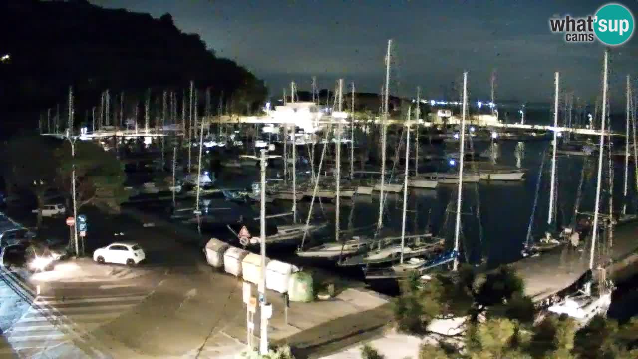 Webcam Sistiana – Vista sobre la marina y la bahía