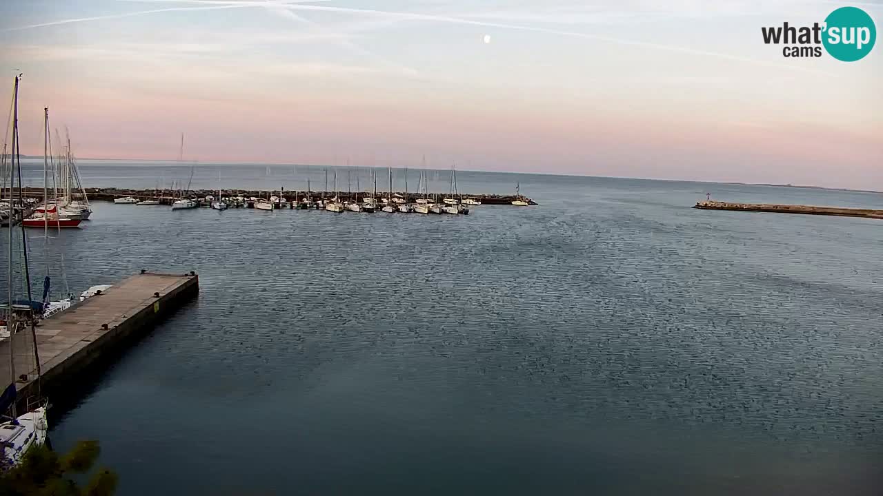 Webcam Sistiana – Vue sur la marina et la baie