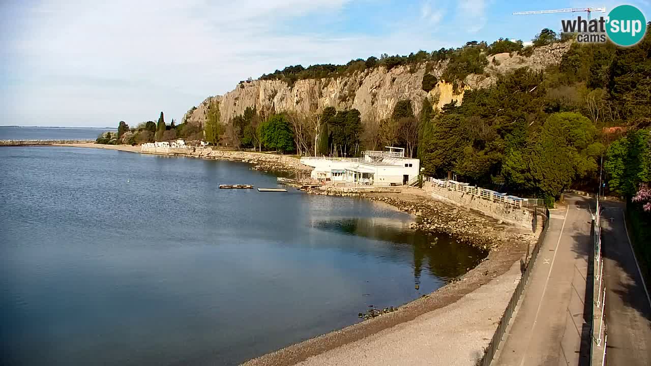 Webcam Sistiana – Vista sulla marina e sulla baia