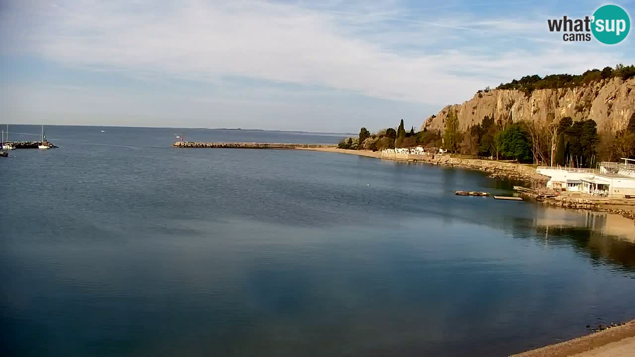 Webcam Sistiana – Vista sulla marina e sulla baia