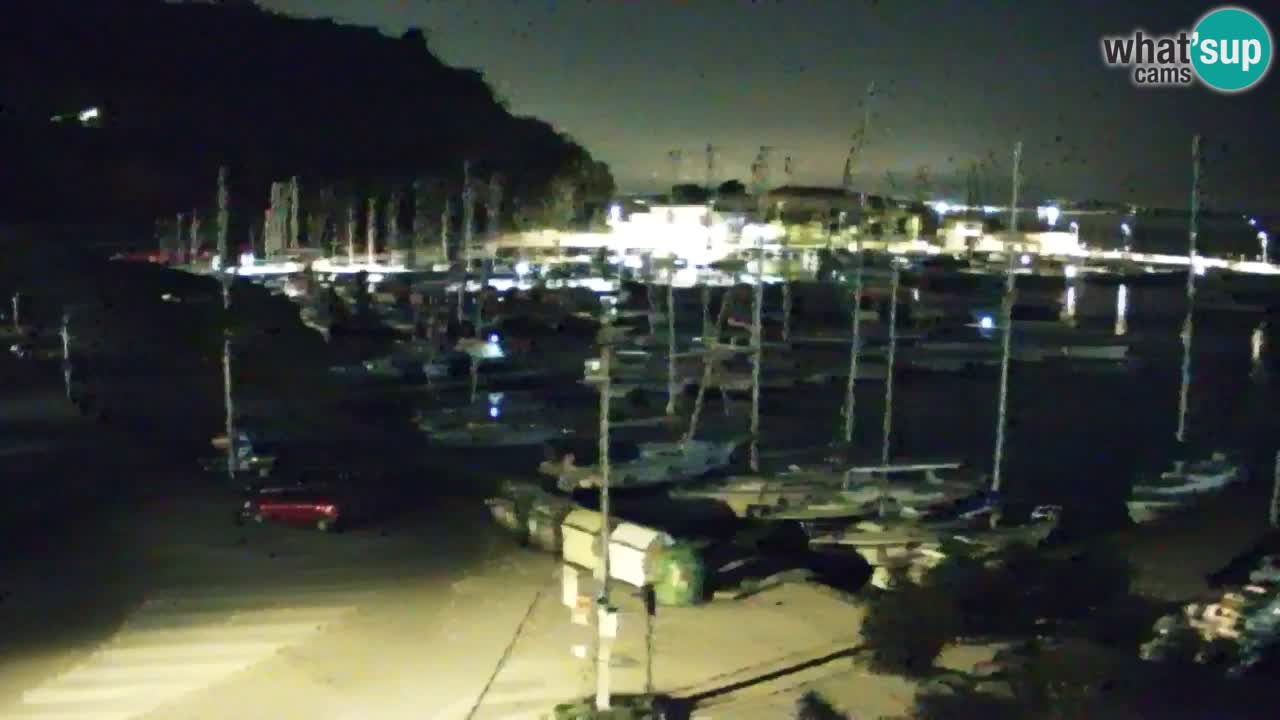 Webcam Sistiana – Vista sobre la marina y la bahía