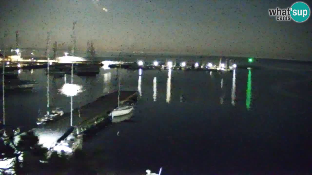 Webcam Sistiana – Vista sobre la marina y la bahía