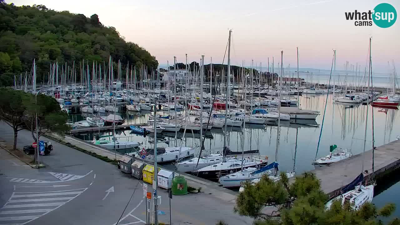 Webcam Sistiana – Pogled na marinu i zaljev