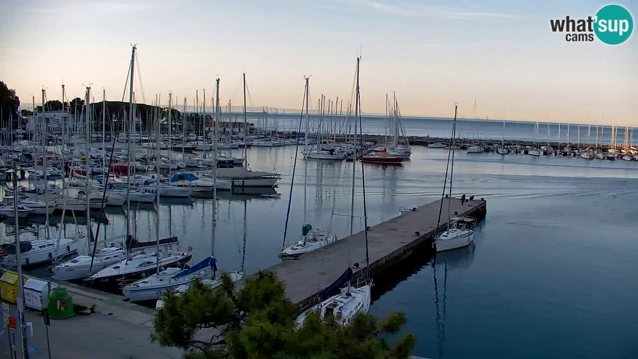 Webcam Sistiana – Blick auf Marina und Bucht