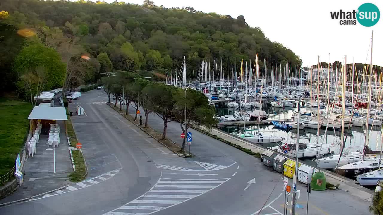 Webcam Sistiana – Vista sulla marina e sulla baia