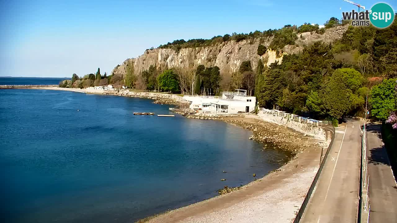 Webcam Sistiana – Pogled na marinu i zaljev