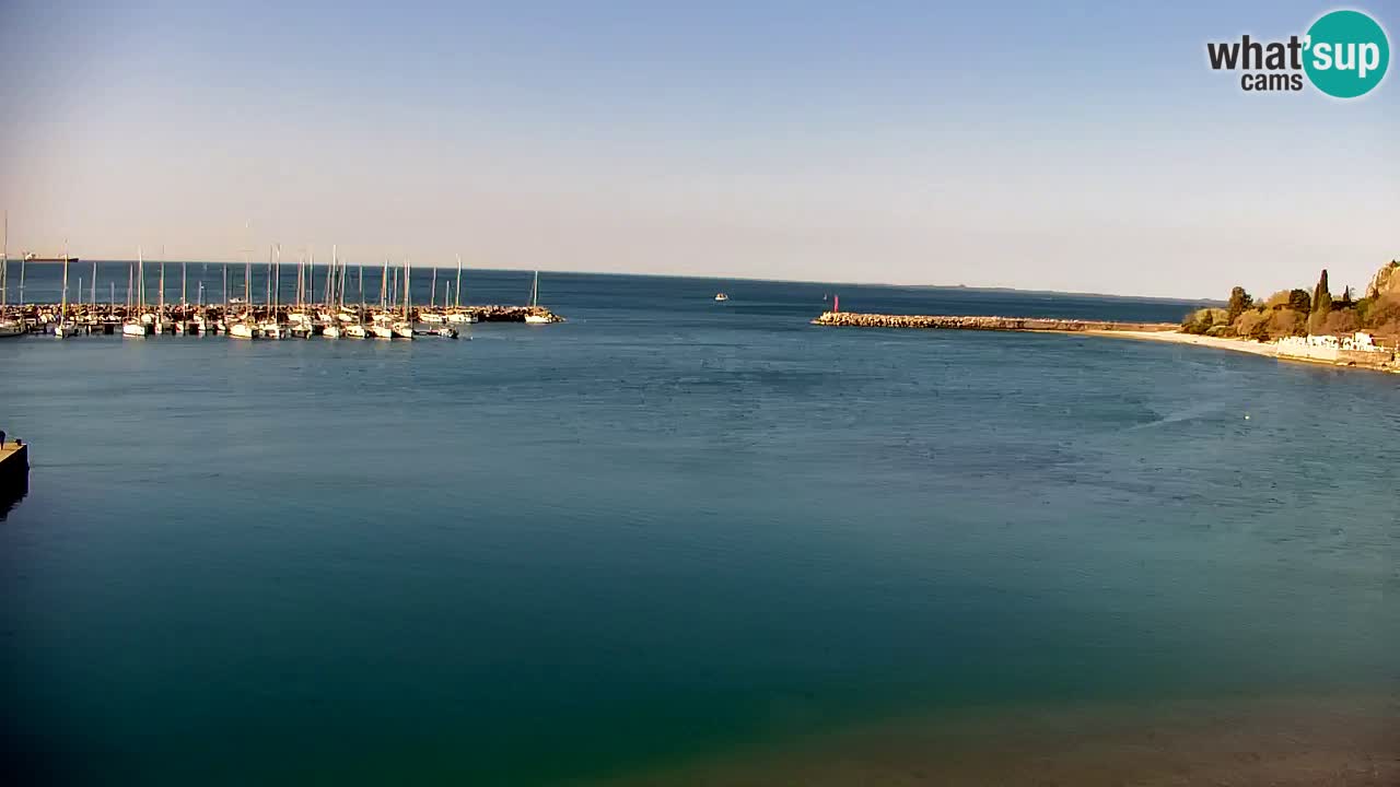 Webcam Sistiana – Blick auf Marina und Bucht