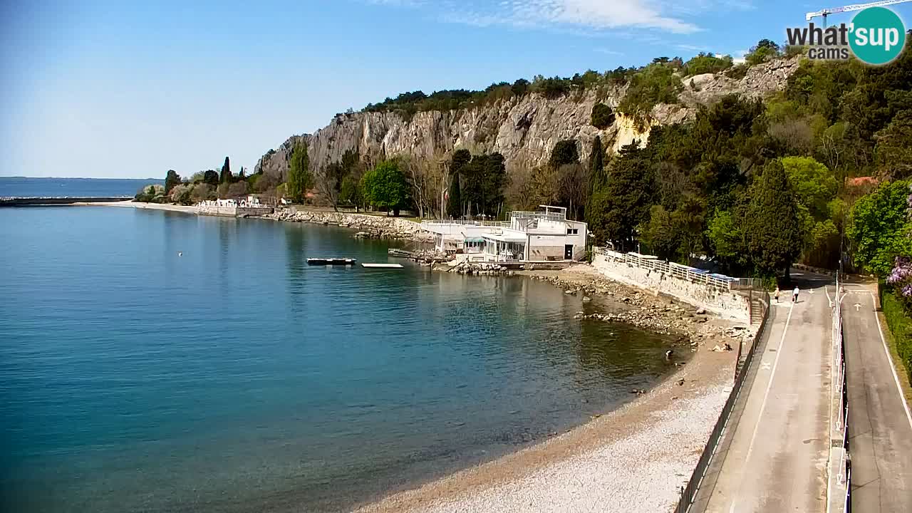 Webcam Sistiana – Vista sulla marina e sulla baia