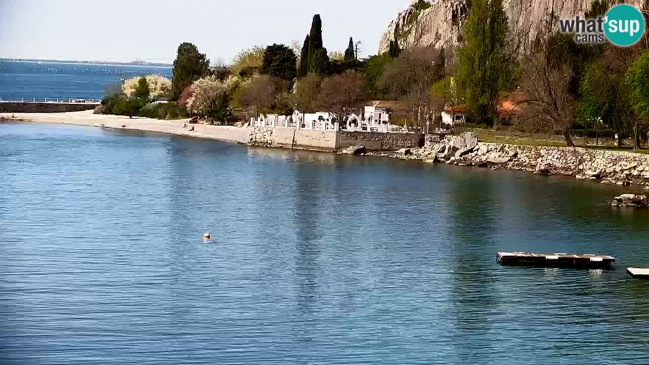 Webcam Sistiana – Blick auf Marina und Bucht