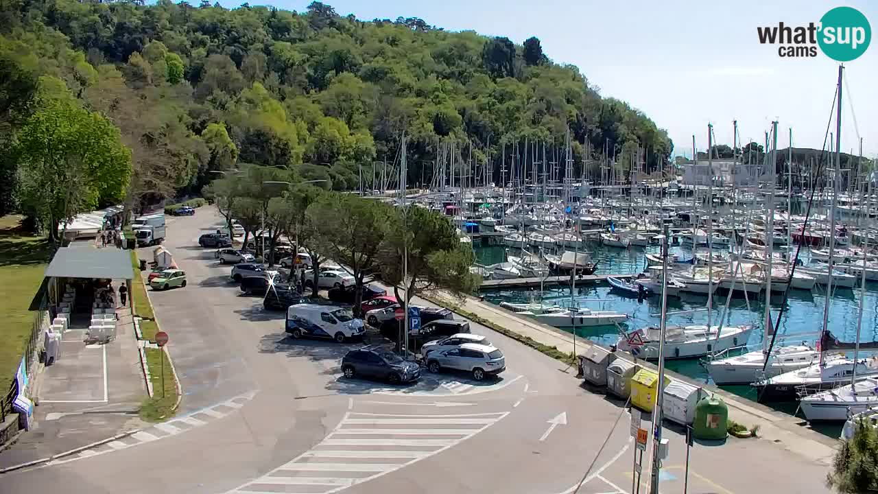 Webcam Sistiana – Vista sobre la marina y la bahía