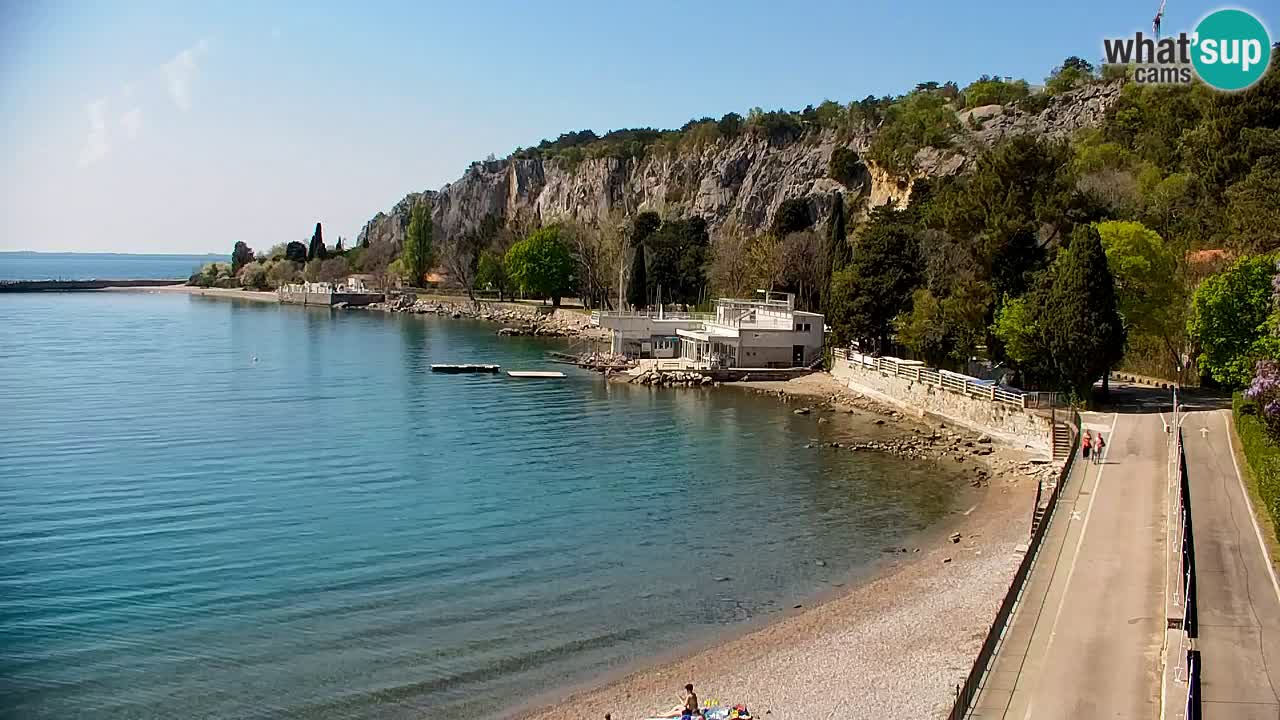 Webcam Sistiana – Blick auf Marina und Bucht