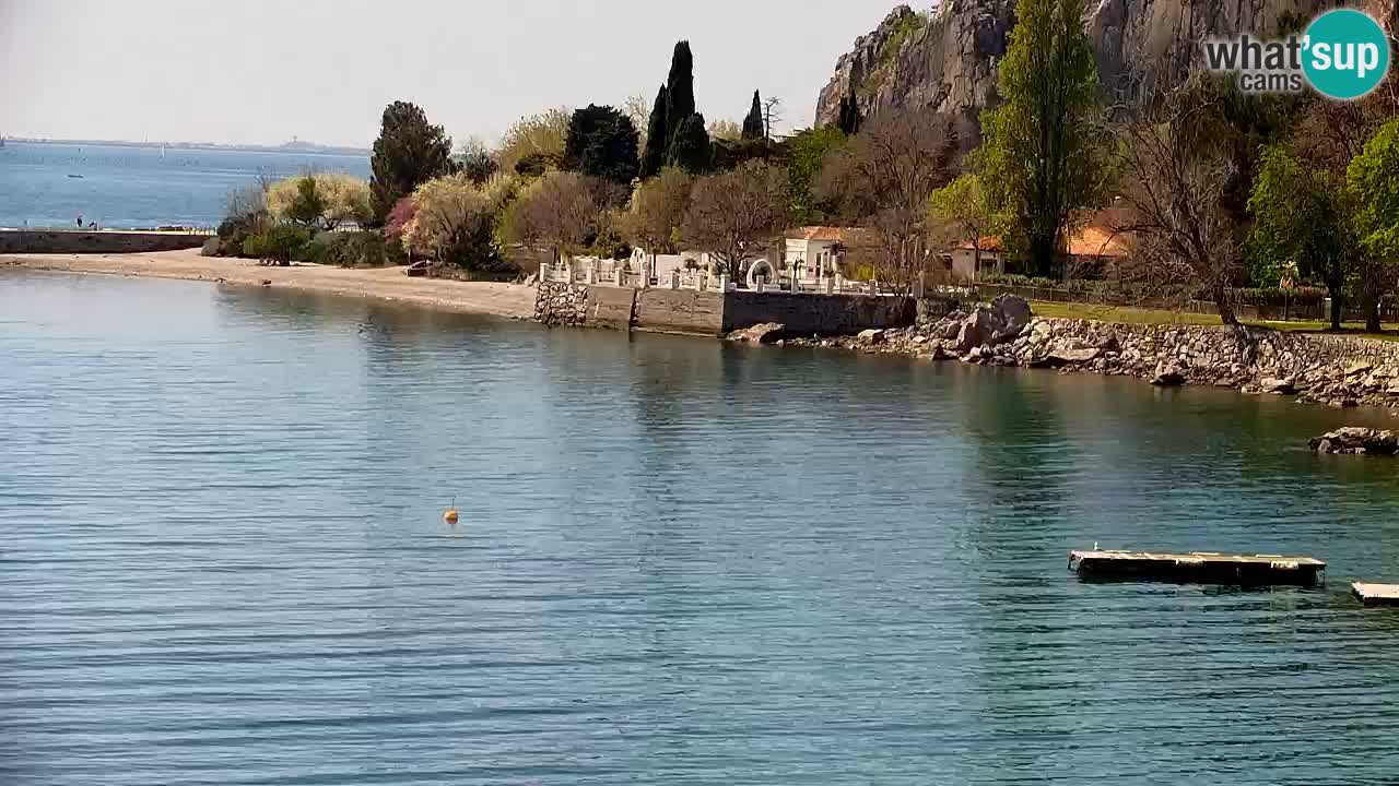 Webcam Sistiana – Blick auf Marina und Bucht