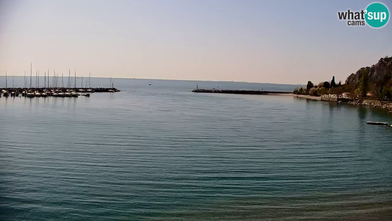 Webcam Sistiana – Pogled na marinu i zaljev