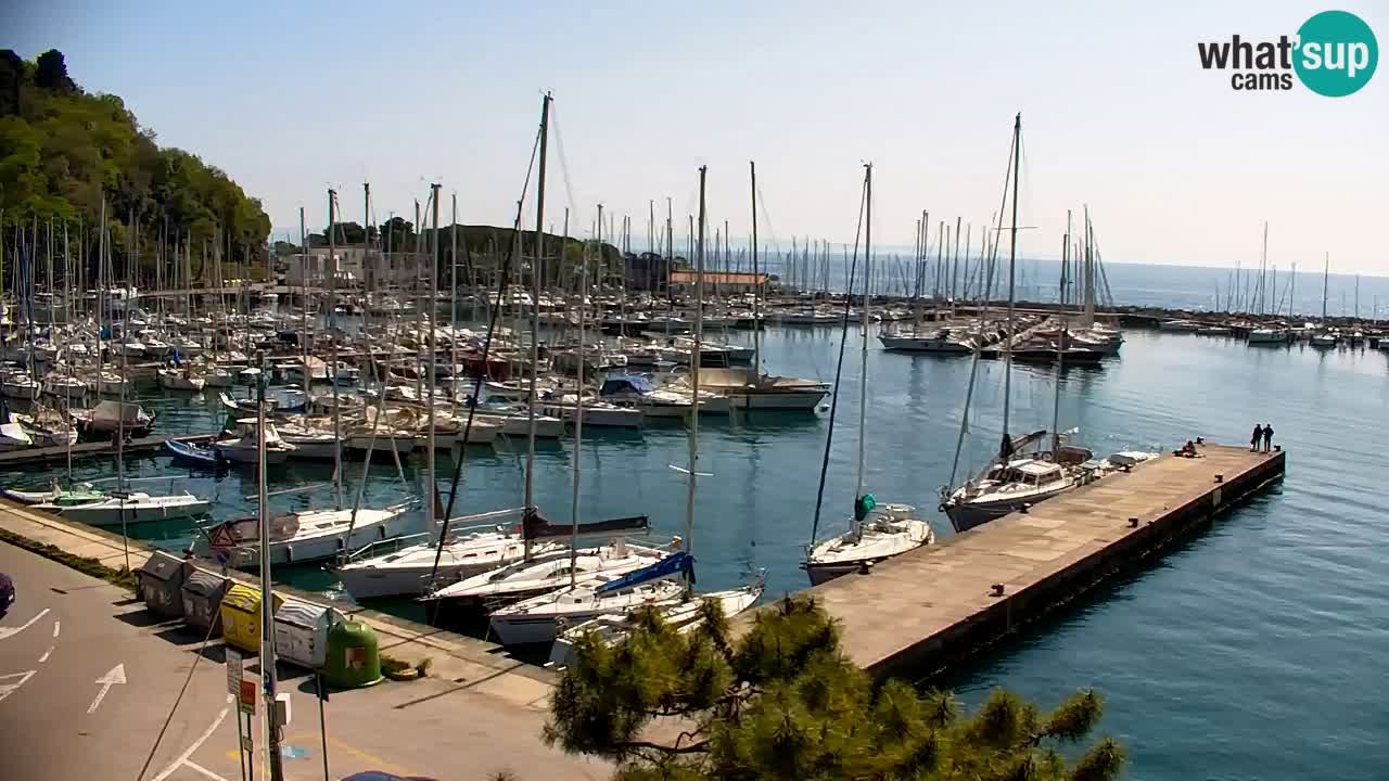 Webcam Sistiana – Blick auf Marina und Bucht
