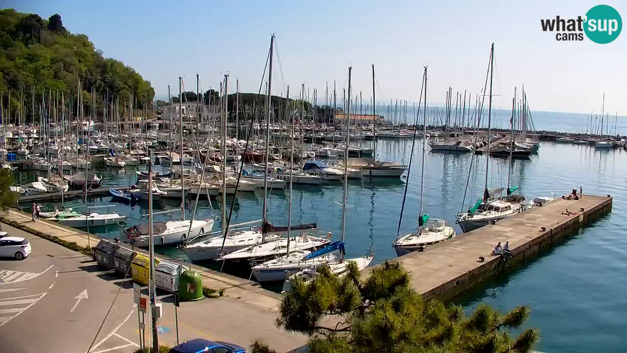Webcam Sistiana – Blick auf Marina und Bucht