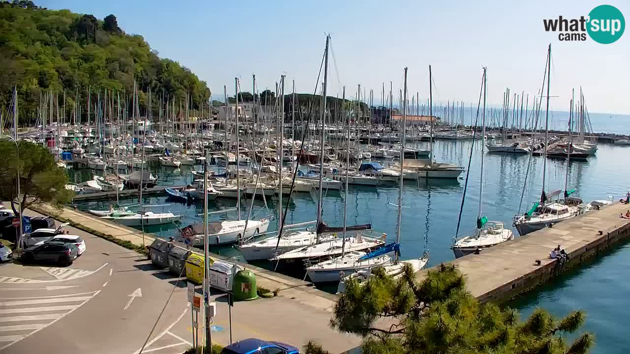 Webcam Sistiana – Blick auf Marina und Bucht