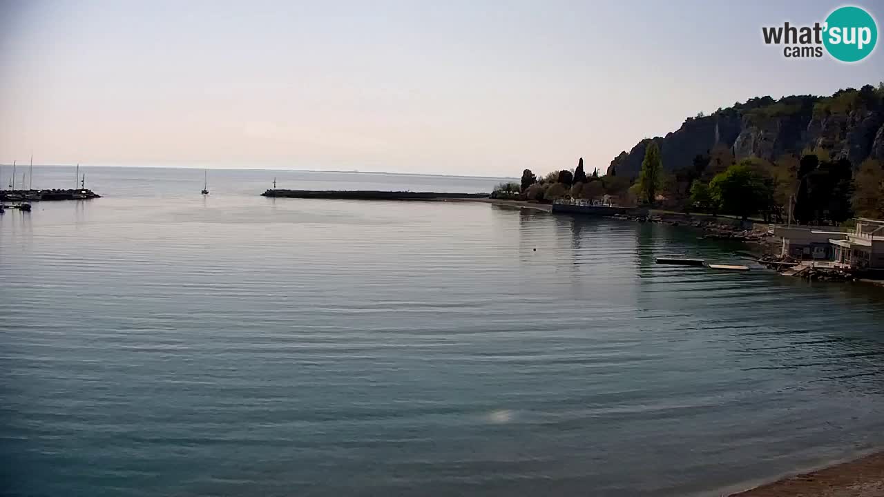 Webcam Sistiana – Blick auf Marina und Bucht