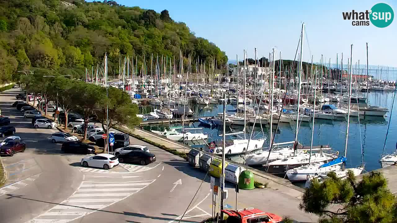 Webcam Sistiana – Blick auf Marina und Bucht