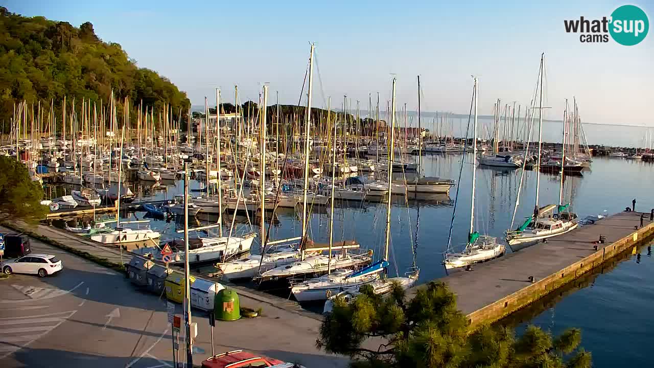 Webcam Sistiana – Pogled na marinu i zaljev